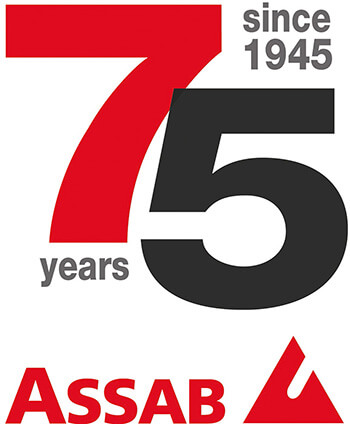 ASSAB 75 year anniversary logo
