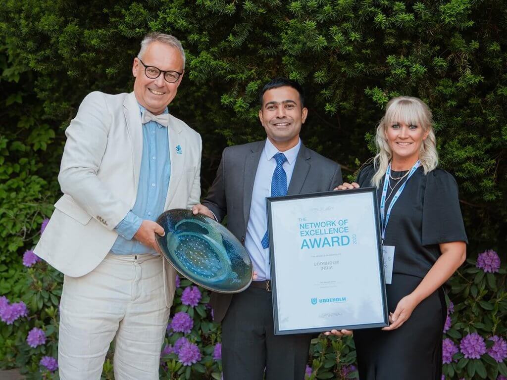 Uddeholm India – Winner of the Network of Excellence Award 2023