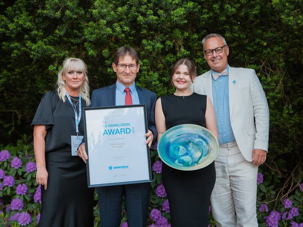 Uddeholm Poland - Winner of the E.G. Danielsson Award